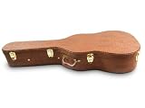 Stronghold Dreadnought Acoustic Guitar Hard Case. Wooden construction, finished in Faux Crocodile Skin