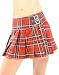 Black Pistol Buckle Mini Tartan Red