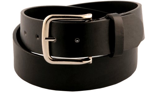 Womens Classic Smooth Faux Leather Belt Black Medium