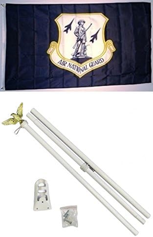 3'x5' US AIR NATIONAL GUARD Minutemen at the Ready Polyester Flag and 6' POLE KIT