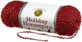Lion Brand Yarn 791-201Z Holiday Homespun Yarn, Berry