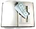 SneakyBooks Recycled Hollow Book Money Recreation Safe (money clip included)