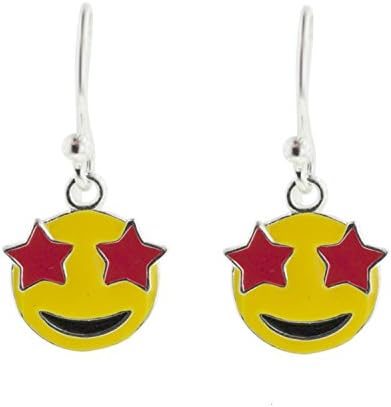 Tomas Sterling Silver Emoji Collection - Starry Eyed Hook Earrings