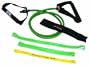 SPRI ES510R Xertube and Xercise Bands (1 Green Xertube, 3 Xercise Bands)