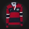 Guinness Red Navy Stripe Ladies Rugby
