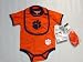 Clemson Unviersity Tigers NCAA Creeper/Bootie Set 24 Months