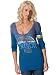Rebel Yell Henley Thermal - Oregon in Cobalt Blue