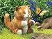 Orange Tabby Kitten 10" by Folkmanis Puppets