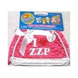 Zhu Zhu Pets Accessory Deluxe Pet Carrier Pink I Heart ZZP