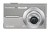 Olympus FE360 8MP Digital Camera with 3x Optical Dual Zoom (Silver)