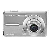 Buy Olympus FE360 8MP Digital Camera with 3x Optical Dual Zoom (Silver)