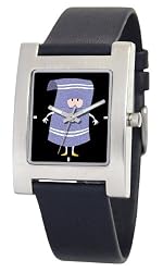 South Park Men's D1524S060 Kuban Collection Towelie Black Leather Watch
