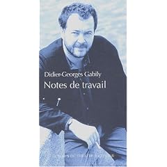 Notes de travail : 1986-1996