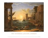Seehafen mit Einschiffung der Queen of Sheba, 1648 von Claude Lorrain, 51x41