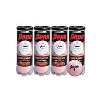 Pink PENN Championship Extra Duty Tennis Balls (1 DOZEN=4 TUBES OF 3 BALLS=12 BALLS)