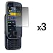 3 Pack of Premium Reusable LCD Screen Protectors for Nokia N86 [Accessory Export Packaging]