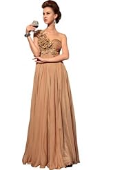 A-line Sleeveless Cocktail Chiffon Empire   Waistline Beaded Pleated Homecoming Dress/Prom Dress/Party Dress 