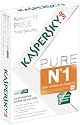Kaspersky pure total security (3 postes, 1 an)