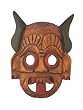 Handmade 'Night Clown' Tribal Mask Wall Hanging (Thailand)