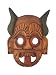 Handmade 'Night Clown' Tribal Mask Wall Hanging (Thailand)