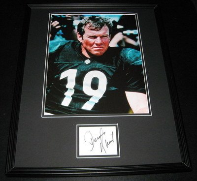 Autographed DeJordy Photo - Dennis Quaid Framed 16x20 Poster Display Any Given Sunday - Autographed NHL PhotosB00COVTRHU