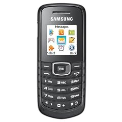 Samsung E1080 Unlocked Dual-Band GSM Phone with Speakerphone, MP3 Ringtones--International Version with Warranty (Black)