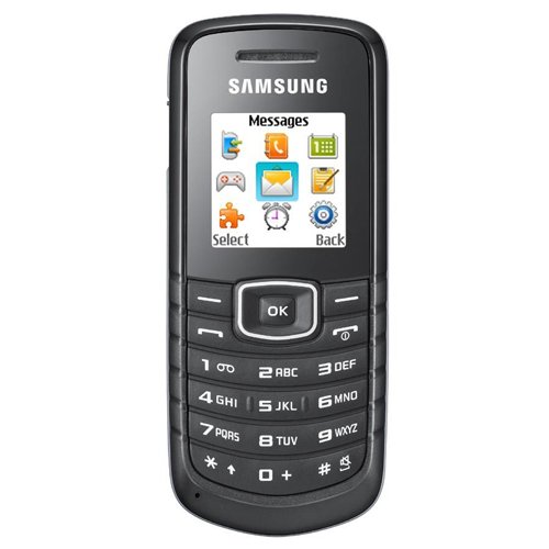Samsung E1080 Unlocked Dual-Band GSM Phone with Speakerphone, MP3 Ringtones--International Version with Warranty (Black)