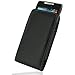 Motorola RAZR XT910/Droid RAZR XT912 Leather Case - Vertical Pouch Type (Black) - PDair