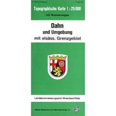 Dahn und Umgebung mit els�ssischem Grenzgebiet 1 : 25 000. Naturparkkarte P14: Mit Wanderwegen