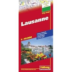 Hallwag City Map: Lausanne 1:10 000