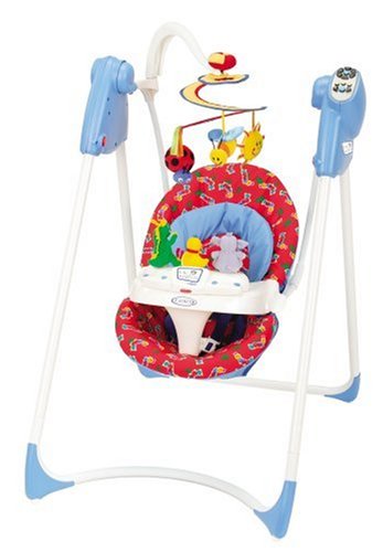 Buy Low Price Cozy Graco Discover and Play Caterpillar Open Top Swing B0008JIMBM