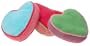 LittleMissMatched Kooky Hearts Decorator Pillow, Set of 3