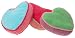 LittleMissMatched Kooky Hearts Decorator Pillow, Set of 3