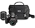 Nikon D3300 DX-format DSLR Kit w/ 18-55mm DX VR II & 55-200mm DX VR II Zoom Lenses and Case (Black)