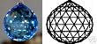 30mm Swarovski Strass Sapphire Blue Crystal Ball Prisms #8558-30