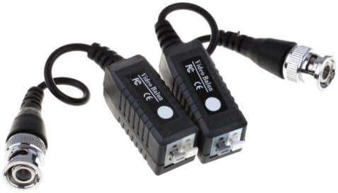 whitesnowing Video Baluns CCTV via CAT-5 Twisted Transceivers One Pair Genuine