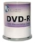 Velocity DVD-R 4X 4.7GB Inkjet White Printable (100-Spindle)