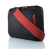 Belkin Neoprene Messenger Bag for Notebooks up to 15.4', Jet/Cabernet