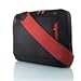 Belkin Notebooktasche Kurier bis 39,1 cm (15,4 Zoll) Kohlenschwarz/Weinrot