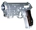 Blaze Silver Scorpion 2 Light Gun with G-Con Adaptor (PS)