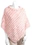 Black Rivet Women's Rabbit Fur Poncho