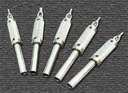FIVE SETS STAINLESS STEEL TUBE COMBOS WITH (1/2" ALLOY GRIPS)