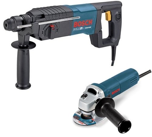 Bosch 11224VSR-G 7/8-in Bulldog SDS Rotary Hammer with FREE 4-1/2-in Grinder