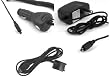Palm Tungsten E2 Accessory Bundle - Car Charger + Home Travel AC Charger + USB Data Cable + Free Stars Stripes Silicone Wristband