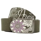 Animal Womens Bala Webbed Belt - Spanish Olive