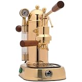 La Pavoni PG-16 Romantica 16-Cup Espresso Machine, Brass