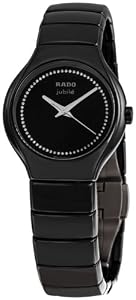 Rado True Jubile Black Ceramic Ladies Watch R27655732 from Rado