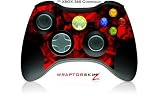 XBOX 360 Wireless Controller Skin - Skulls Confetti Red (Controller Not Included)