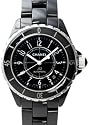 Chanel J12 Black Ceramic Automatic Midsize Unisex Watch H0685