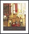 Art Poster Metal Framed Print - Happy Hour 2 - Artist: Elya DeChino- Poster Size: 27 X 27